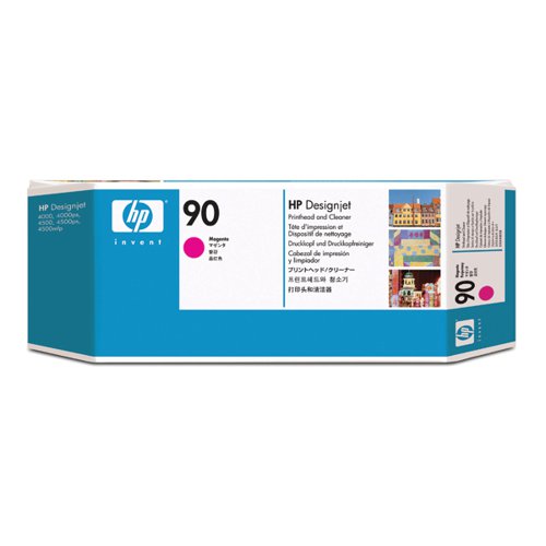 HP 90 Magenta Printhead and Cleaner C5056A