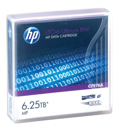 HP Ultrium LTO-6 6.25TB Data Cartridge C7976A Data Cartridges HPC7976A
