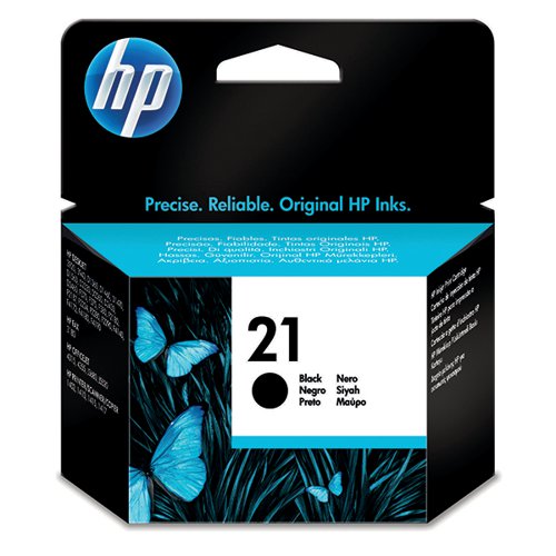 HP 21 Black Inkjet Cartridge Standard Yield 5ml C9351AE