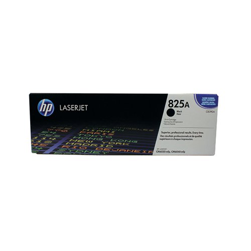 HP 825A Black Laserjet Toner Cartridge CB390A