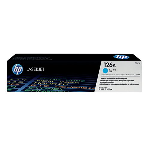 HP 126A Cyan Colour Laserjet Toner Cartridge CE311A
