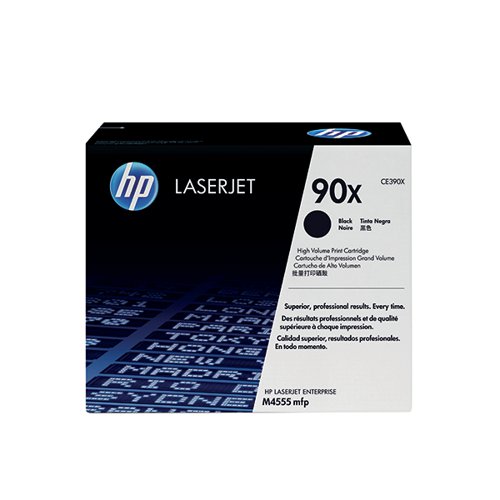 HP 90X Laser Toner Cartridge Page Life 24000pp Black Ref CE390XD [Pack 2]