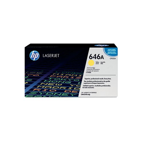 HP 646A Yellow Laserjet Toner Cartridge CF032A