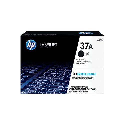 HP 37A LaserJet Toner Cartidge Black CF237A - HPCF237A