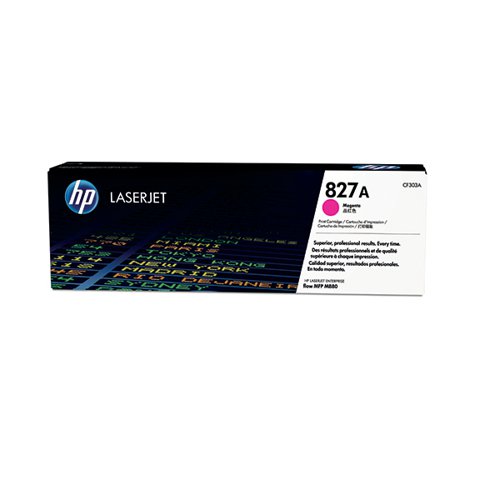 HP 827A Laserjet Toner Cartridge Magenta CF303A HPCF303A Buy online at Office 5Star or contact us Tel 01594 810081 for assistance