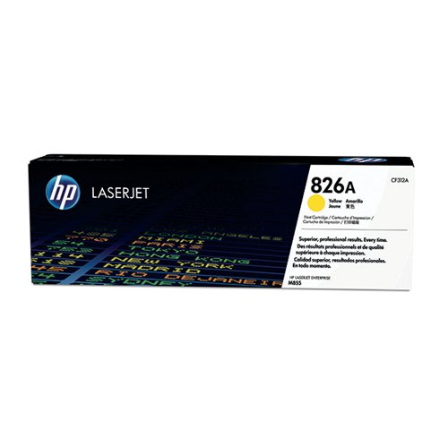 HP 826A LaserJet Toner Cartridge Yellow CF312A HPCF312A Buy online at Office 5Star or contact us Tel 01594 810081 for assistance