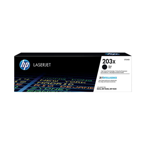 HP 203X Original Black LaserJet Toner Cartridge CF540X - HPCF540X