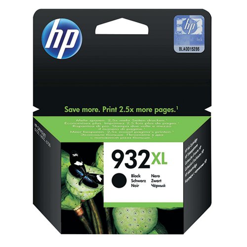HP 932 XL Black Officejet Inkjet Cartridge CN053AE