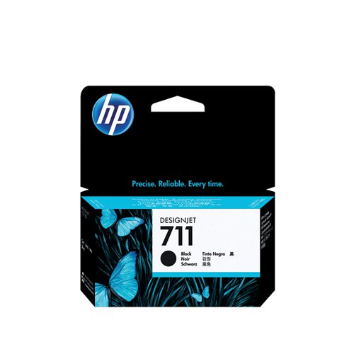 HP 711 Inkjet Cartridge 38ml Black Ref CZ129A