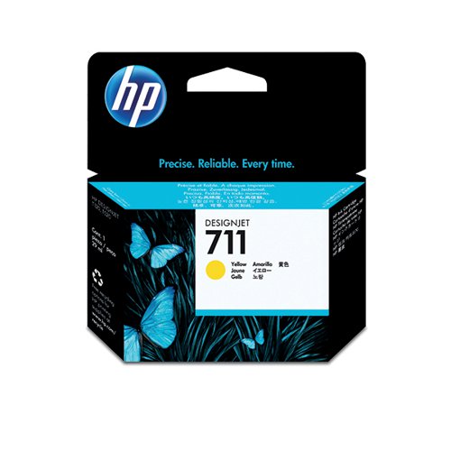 HP 711 Inkjet Cartridge 29ml Yellow Ref CZ132A