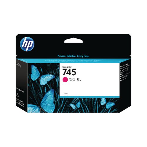 HP 745 DesignJet Ink Magenta Cartridge F9J95A