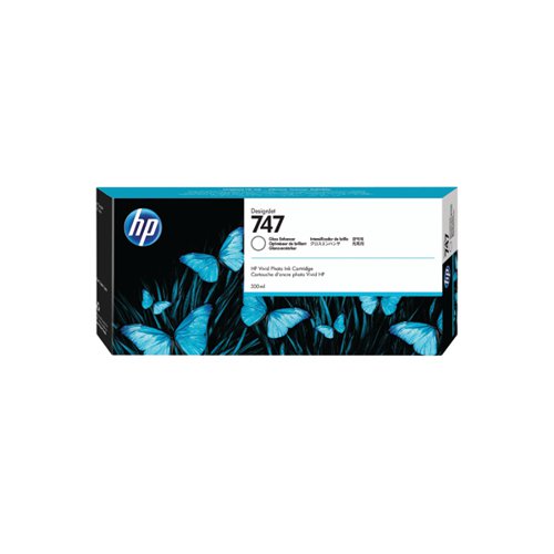 HP 747 300ml Gloss Enhancer Cartridge P2V87A
