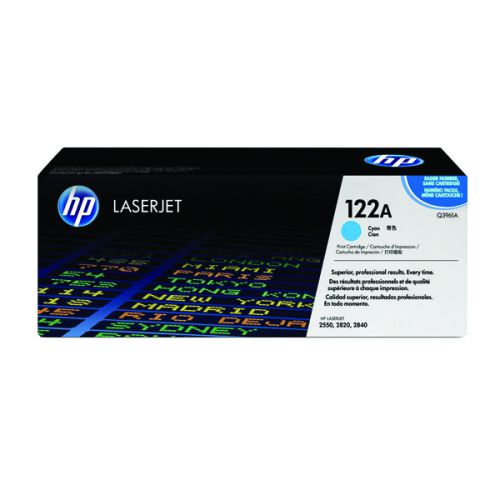 HP 122A Laserjet Cyan Toner Cartridge Q3961A