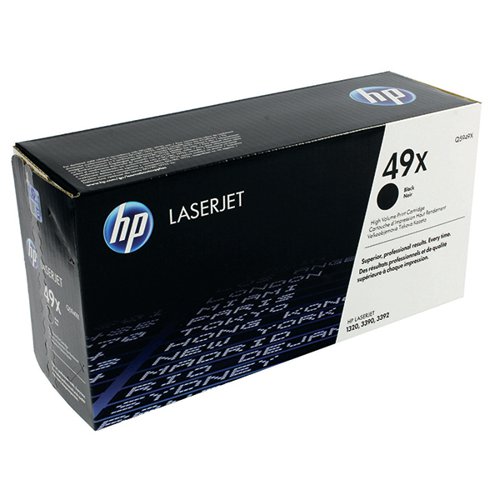 HP 49X Laserjet Toner Cartridge High Yield Black Q5949X