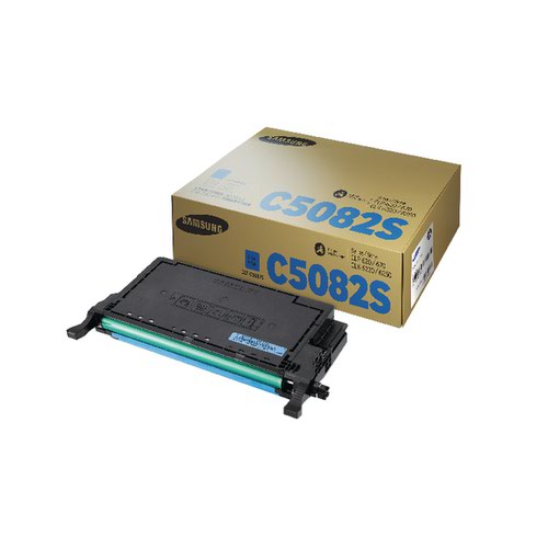Samsung CLT-C5082S Cyan Standard Yield Toner Cartridge SU056A