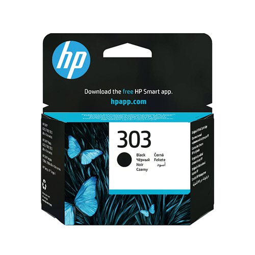 HP Original 303 Black Ink Cartridge T6N02AE - HPT6N02AE