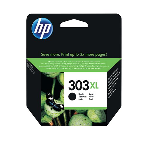 HP Original 303XL HY Black Ink Cartridge (Capacity: 415 pages) T6N04AE
