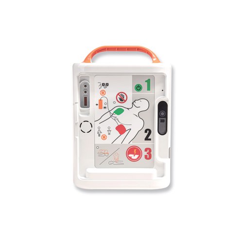 HS57923 | The A16 AED (Automated External Defibrillator) from Mediana is available as a semi-automatic option with 3 pre-loaded languages, English, Welsh and Polish. It has the ability to change from adult to child mode at the touch of a button as well as being rated to IP55. It is ideal for use in a variety of locations and environments such as workplaces, schools or for public use. The unit has also been drop tested to 0.75m on all 6 sides, proving its robustness.