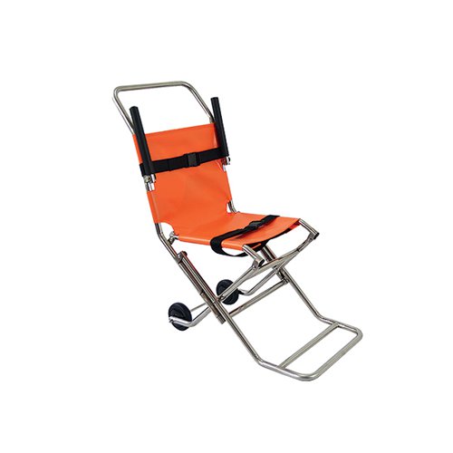 Code Red Two Wheel Transit Chair with Footrest and Armrest includes Cover and Bracket 3046