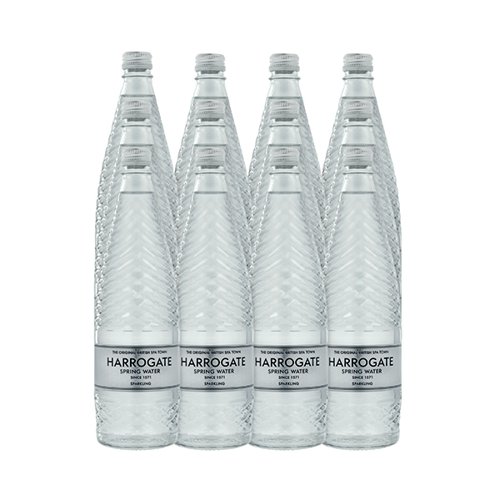 Harrogate Sparkling Spring Water Glass Bottle 750ml (Pack of 12) G750122C