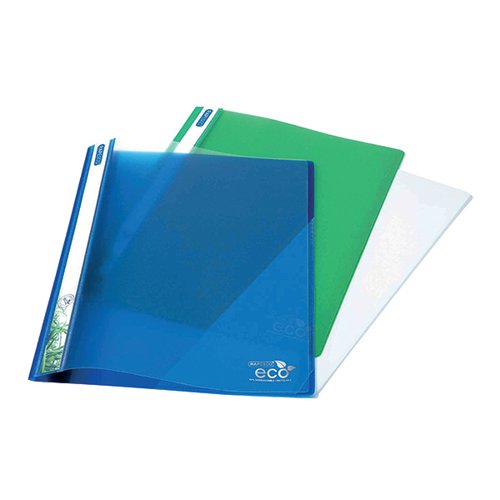 Rapesco Eco PP Report File A4 Asorted (Pack of 10) 1099