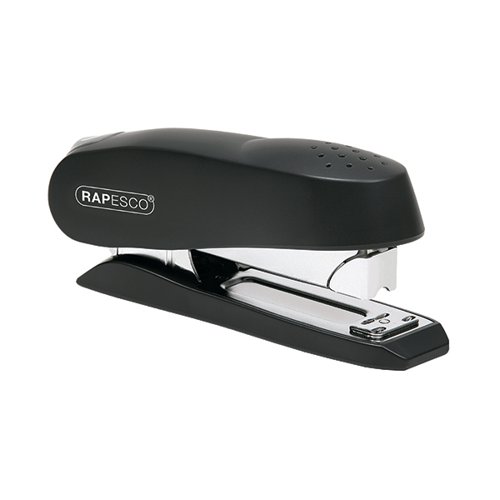Rapesco Luna Half Strip Stapler Heavy Duty Black 0238 HT01117 Buy online at Office 5Star or contact us Tel 01594 810081 for assistance