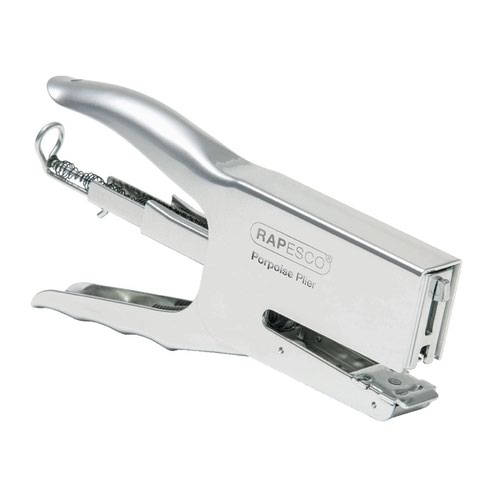 Rapesco Porpoise Plier Capacity 50 Sheets Silver R81000A3