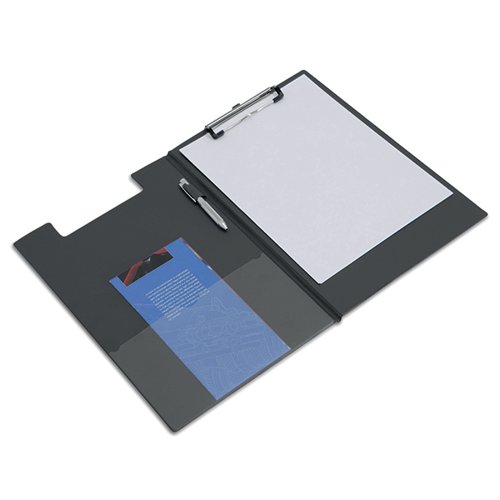 Rapesco Foldover Clipboard Foolscap Black VFDCB0L3 HT03078 Buy online at Office 5Star or contact us Tel 01594 810081 for assistance