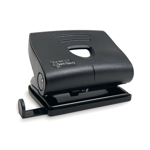 HT14073 Rapesco Germ-Savvy 820-P 2-Hole Hole Punch 22 Sheets Black PF8700B1