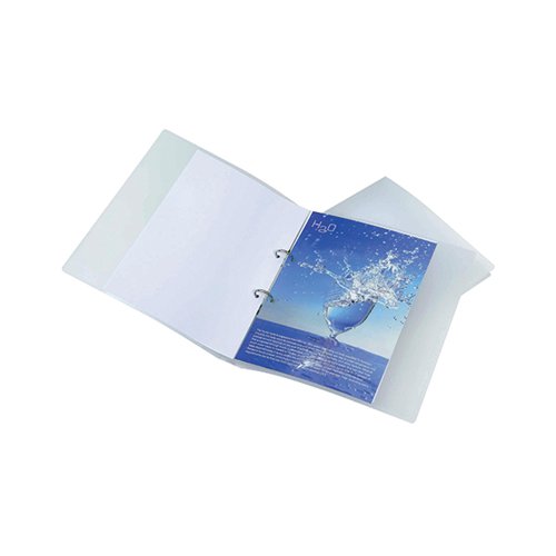 Rapesco Eco 25mm Two-Ring Binder A4 Clear (Pack of 10) 1045