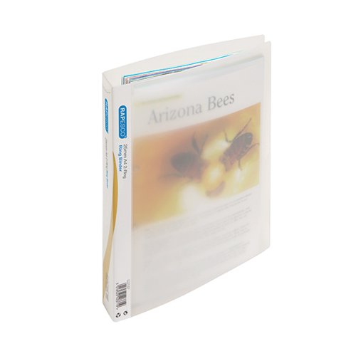 Rapesco 25mm Two-Ring Binder A4 Clear (Pack of 10) 0715