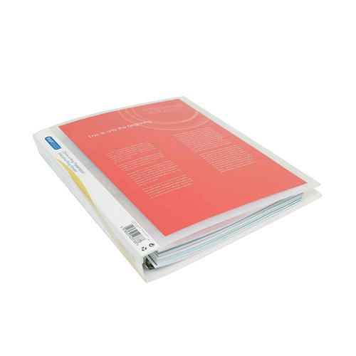 Rapesco Presentation Four-Ring Binder 25mm A4 Clear (Pack of 10) 0717 | HT17092 | Rapesco Office Products Plc