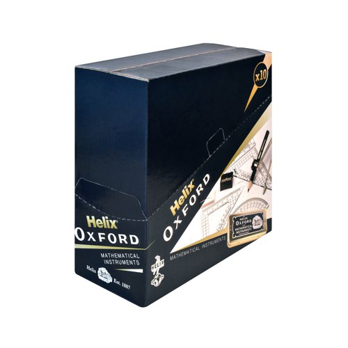 Helix Oxford Maths Set (Pack of 10) 170505 HX75862 Buy online at Office 5Star or contact us Tel 01594 810081 for assistance