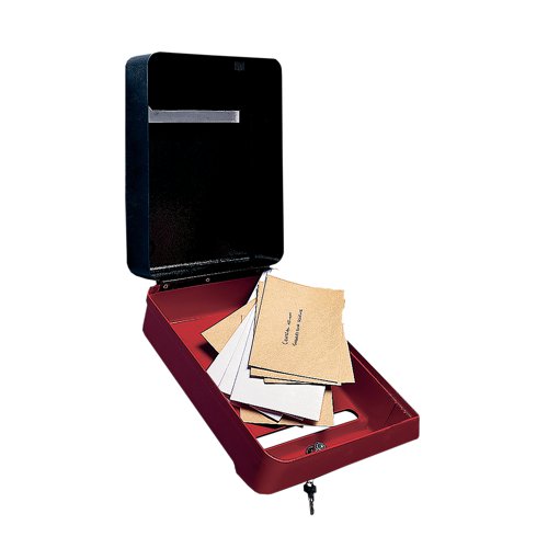 HX81060 | Suggestion schemes, elections and internal post are all possible with the Heliix Post Suggestion Box. This safe and secure addition to your workplace features a strong steel base and hinge for long lasting durability. It comes in bright red with a 185mm opening and is lockable. It is supplied with two keys and a wall-fixing kit for mounting. It also comes with pre-printed labels for the front of the box.