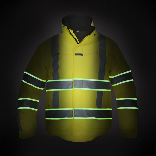 Hydrowear India High Visibility Pilot Jacket with Glow in the Dark GIS Tape