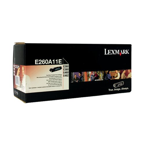 Lexmark Black Return Toner Cartridge 0E260A11E Toner IB06462