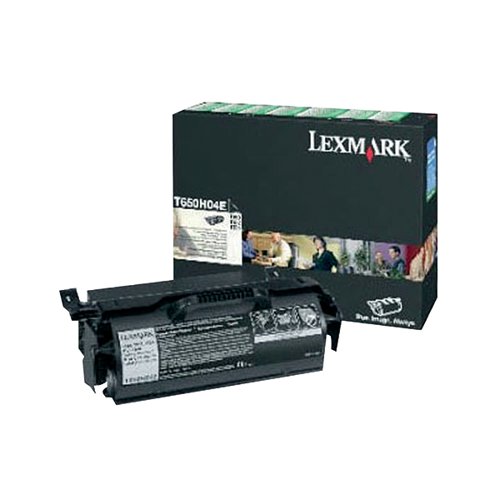 Lexmark T650 Black High Yield Return Programme Toner 0T650H04E