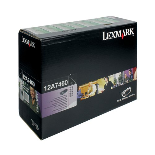 Lexmark Black Return Program Print Cartridge 0012A7460