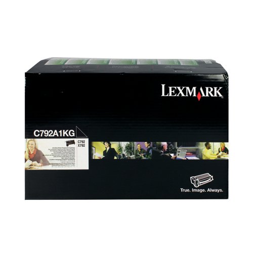 Lexmark Black Return Programme 6K Print Cartridge C792A1KG