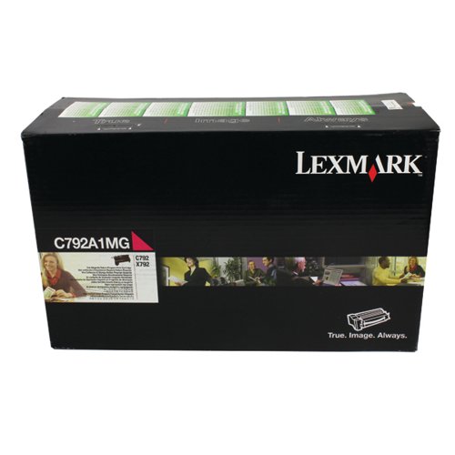 Lexmark Magenta Return Programme 6K Print Cartridge C792A1MG