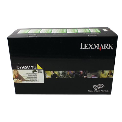Lexmark Yellow Return Programme 6K Print Cartridge C792A1YG