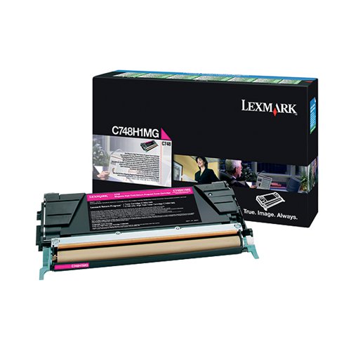 Lexmark Magenta Return Programme 10K Toner Cartridge C748H1MG