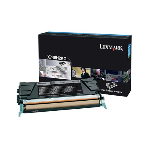 Lexmark Black Toner Cartridge High Yield X746H2KG