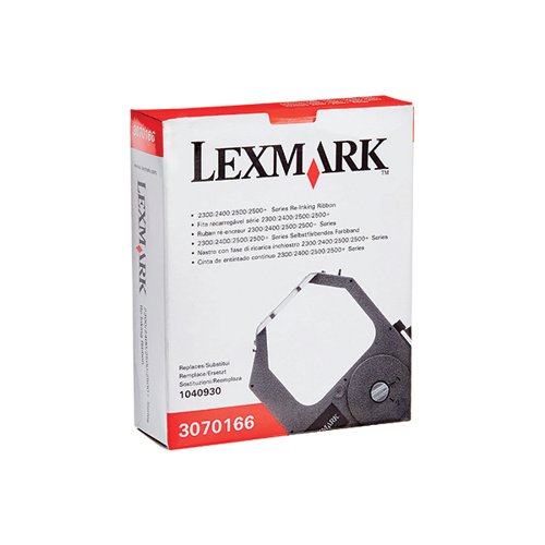 Lexmark Black Standard Yield Re-inking Ribbon 3070166