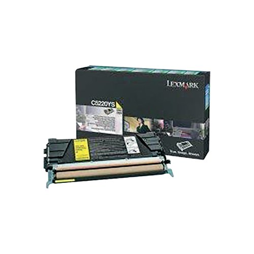 Lexmark Yellow Return Programme 3K Toner Cartridge C5220YS | IBC5220YS | Lexmark