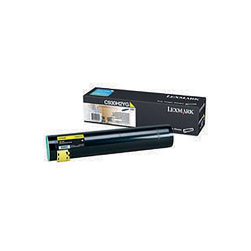 Lexmark Yellow 24K High Yield Toner Cartridge C930H2YG | IBC930H2YG | Lexmark