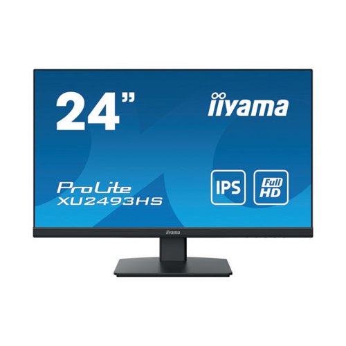 iiyama Prolite IPS 24 Inch Monitor Borderless Full HD ACR XU2493HS-B5 - II12115