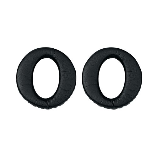 JAB01722 | The Jabra Evolve ear cushion is a replacement ear cushion that is specifically designed for the Jabra Evolve 80 series of headsets. The ear cushions are made from a black leatherette material. This pack contains 1 pair of ear cushions.