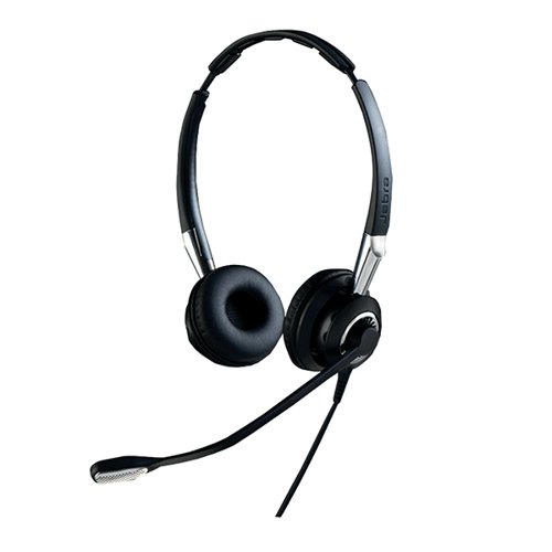 Jabra BIZ 2400 II QD Duo NC Headset (PeakStop technology keeps sounds levels safe) 2409-820-204