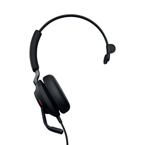 Jabra Evolve2 40 Monaural USB-C Corded Headset Unified Communication Version 24089-889-899